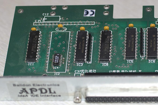 A close up of the APDL IDE podule