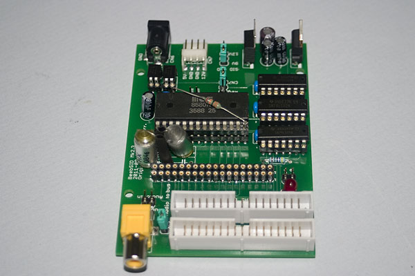 The completed BeebSID board Mk 2.3