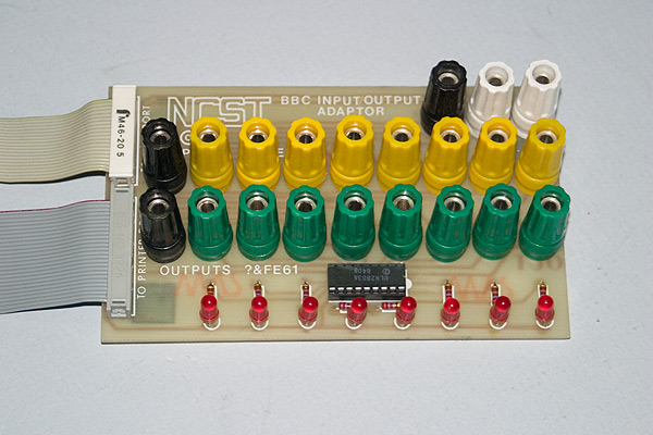 BBC Micro Parallel and User port breakout board