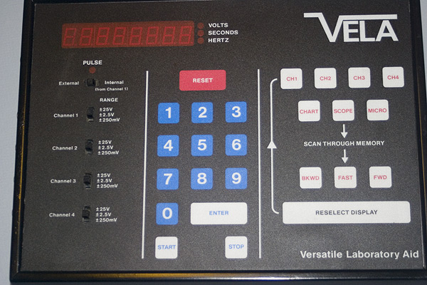 VELA Mark II - front panel