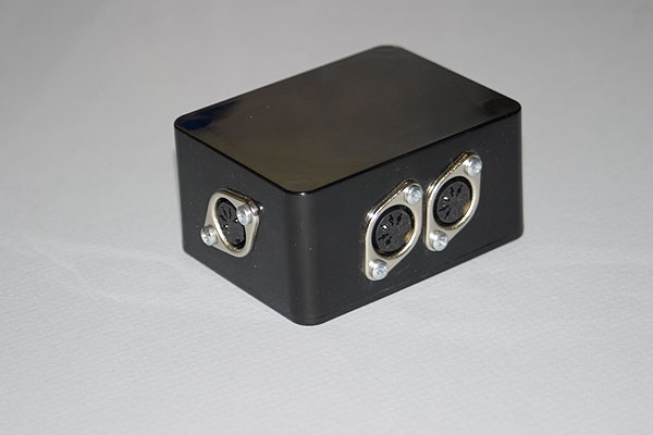 A completed Acorn Econet socket box