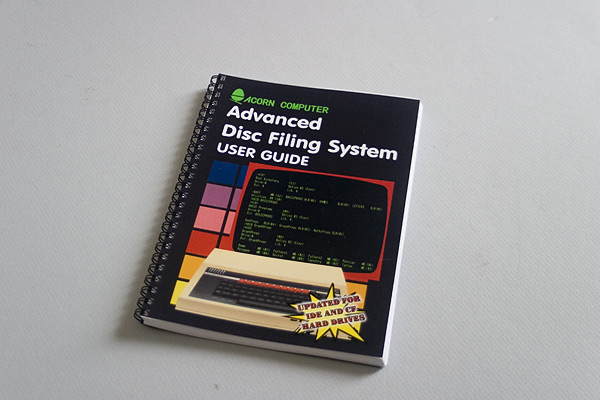 The updated Advanced Disc Filing System User Guide